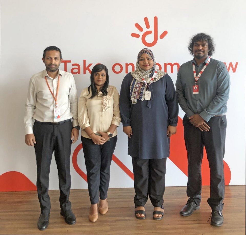 Dhivehi red crescent in kuraa masaikah thakah Dhiraagu in ehee foaru kohdhenee