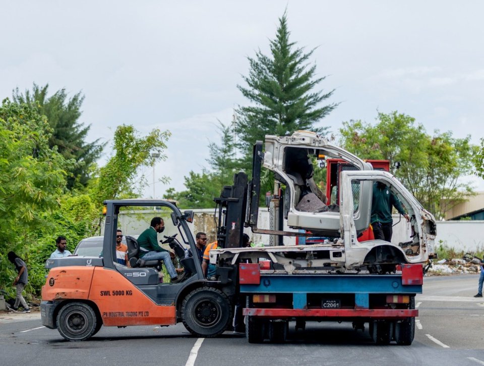 Hulhumale industrial zone gai park koffaihuri vehiclethah naganee