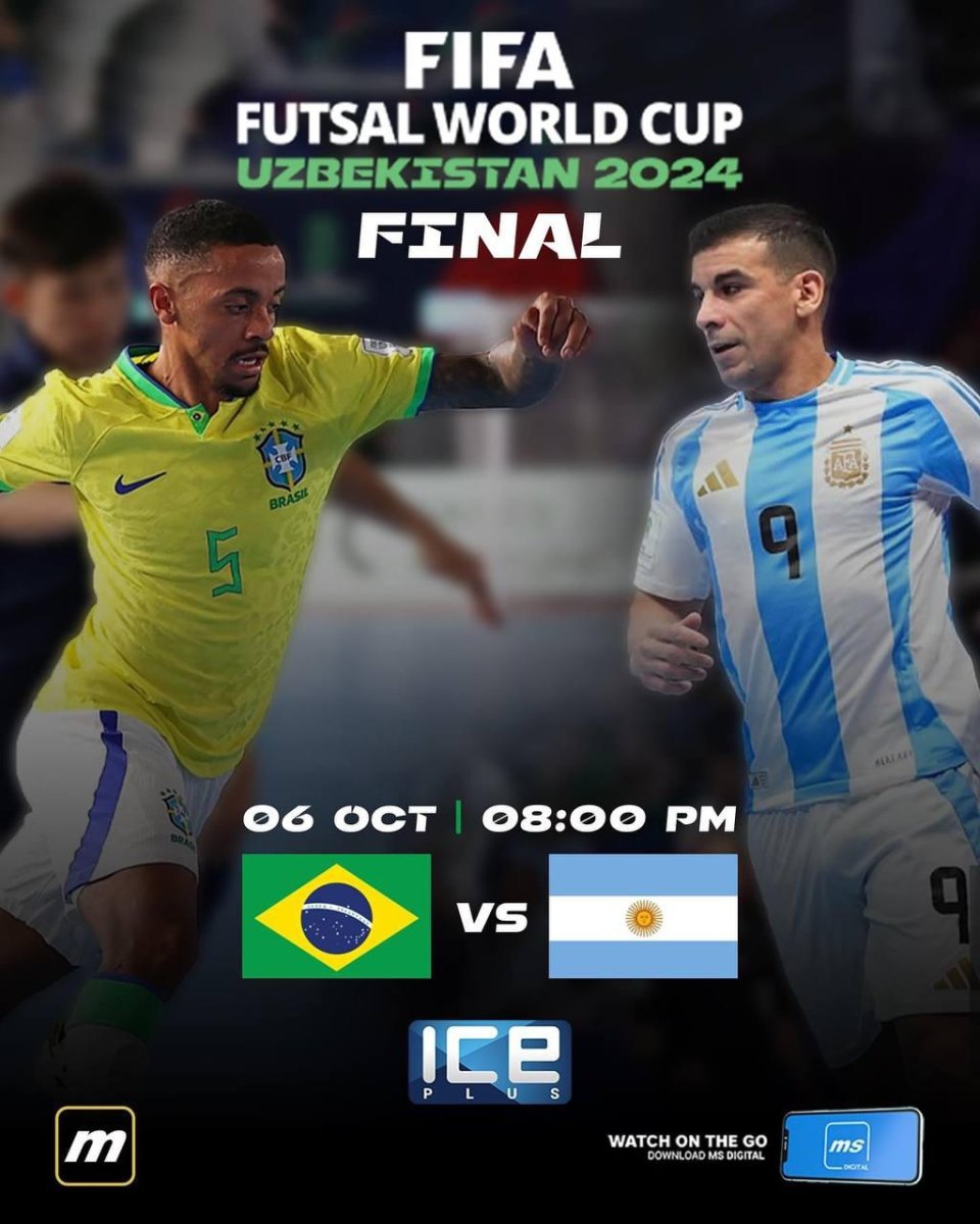 FIFA Futsal World Cup ge final mirey ICE PLUS in live koh balaaleveyne