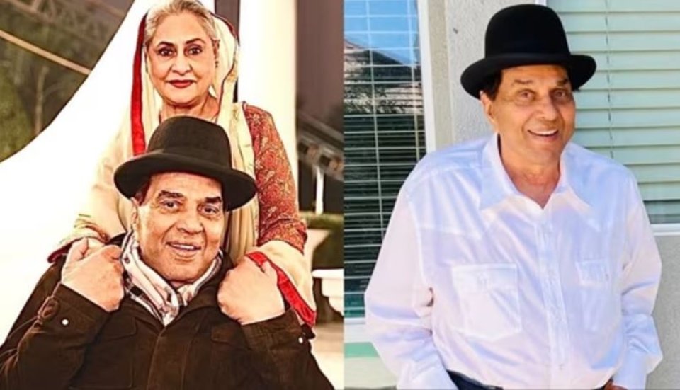 Social Medi post akaa eku Dharmendra ge thaureef Jaya ah!