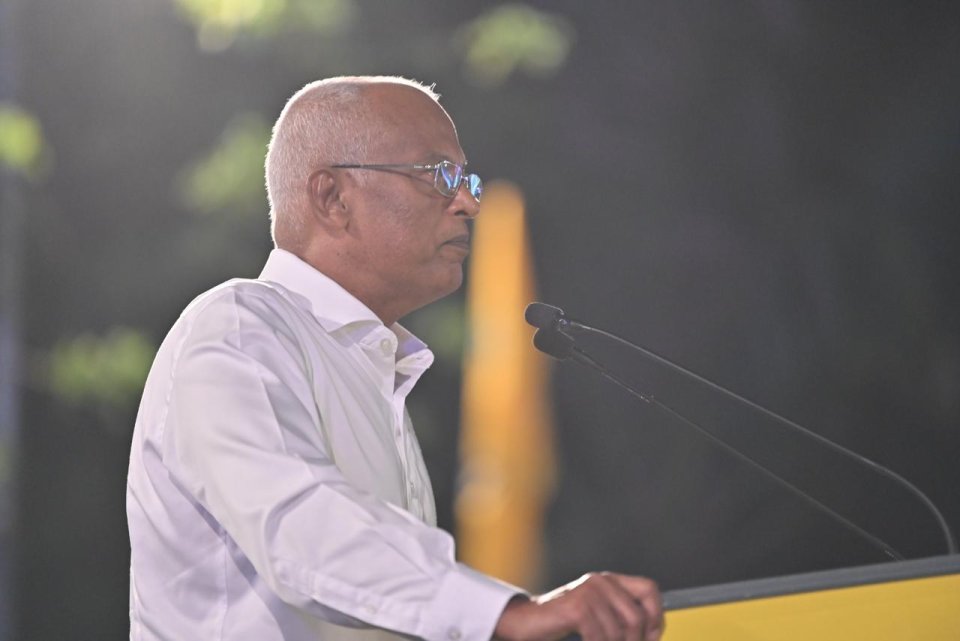 Haggakee bura massakathun hoadhan jehey ehcheh: Solih