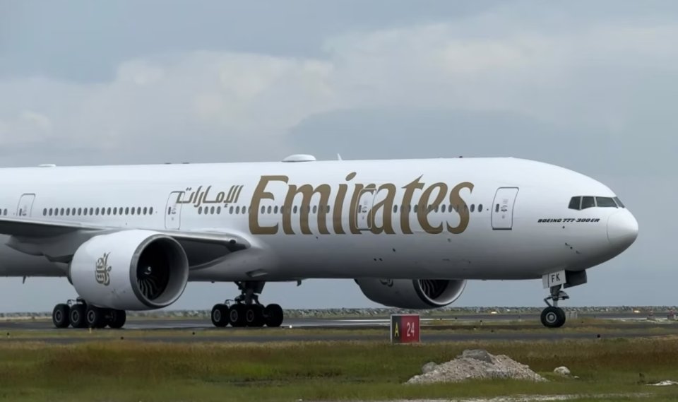 Maafaru airport ah furathama faharah boeing 777 ge boat eh jassaifi