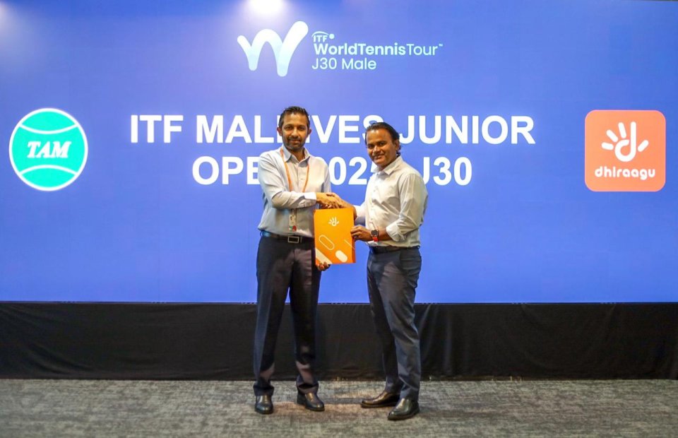 ITF maldives junior open ge main partner akah dhiraagu