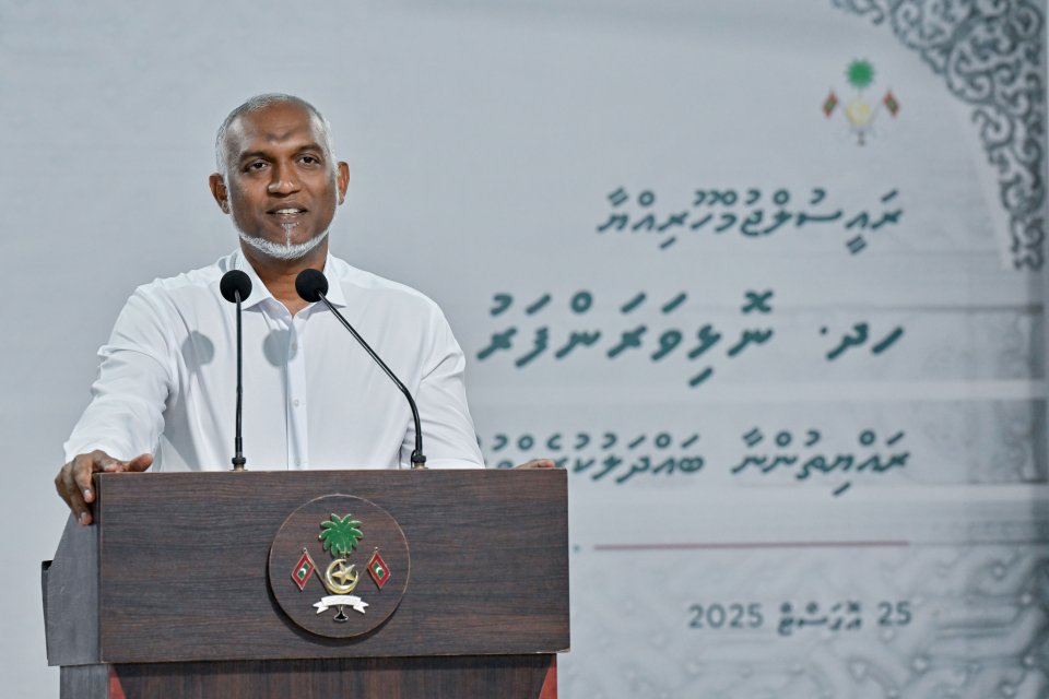Raeesuljumhooriyyaa ge control noanna gothah bill faaskuran angaifin: Muizzu