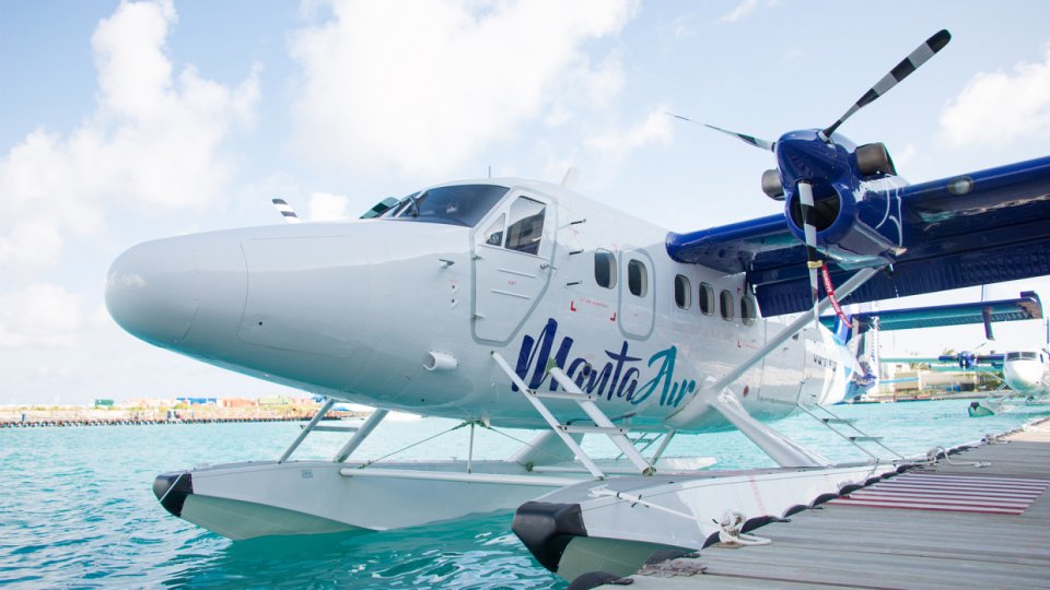 Huhdha nethi Seaplane platform eh elhumun Manta Air joorimana kohfi