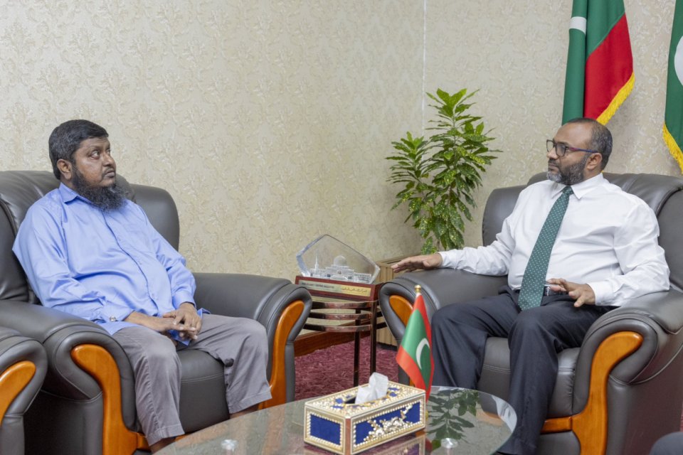 Sheikh Mohamed Ibrahim ah islamic ministry ge vaaizu mushaarik ge magaam dheefi