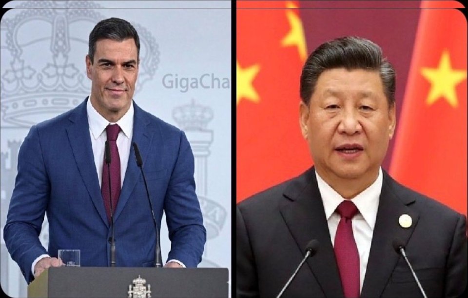 Europe ge is mandhoobakah China in Spain ge boduvazeeru Sánchez Ihthiyaaru kohfi