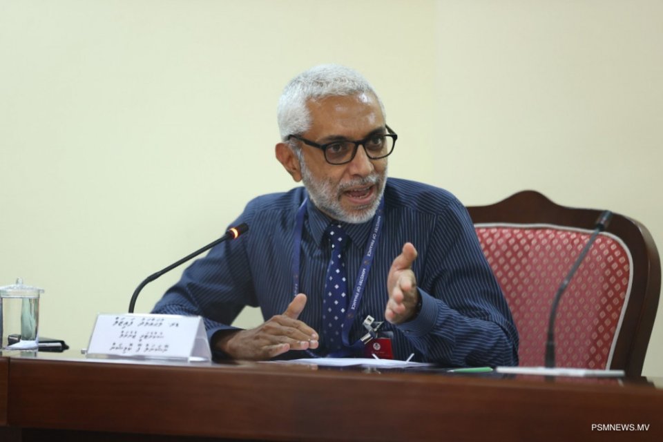 Pay Commission ge Secretary General Faizal isthiufa dhevvaifi