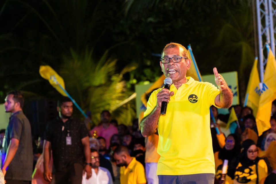 Massakai kuraanee Solih aa gulhigen: Nasheed