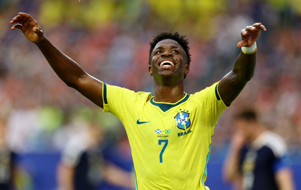 Vinícius ge 2 goal aa eku brazil 1 vana. team ge gothugai 2 vana burah