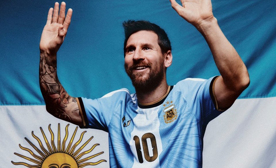 Argentina ge gaumee jersy gai Messi ge enme fahu match October 6 gai!