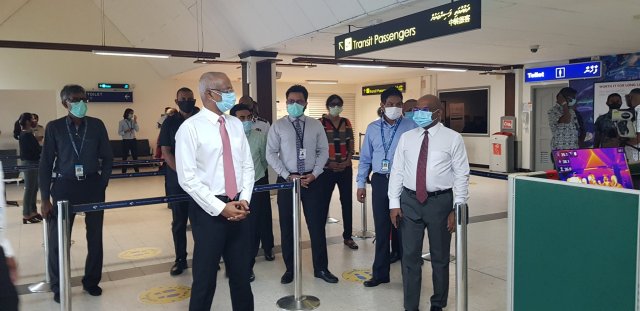 Raajje anna touristunnah Raees ge hoonu maruhabaa eh