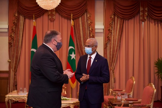 Update: 28 Aharah fahu america ge khaarijee vazeeraku rasmee dhathurufulhehgai Raajje ah