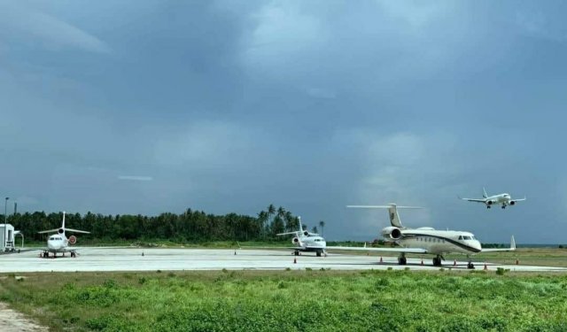 Midhiya mahuge niyalah Maafaru Airport ah 298 jet, high season ah ves demand bodu