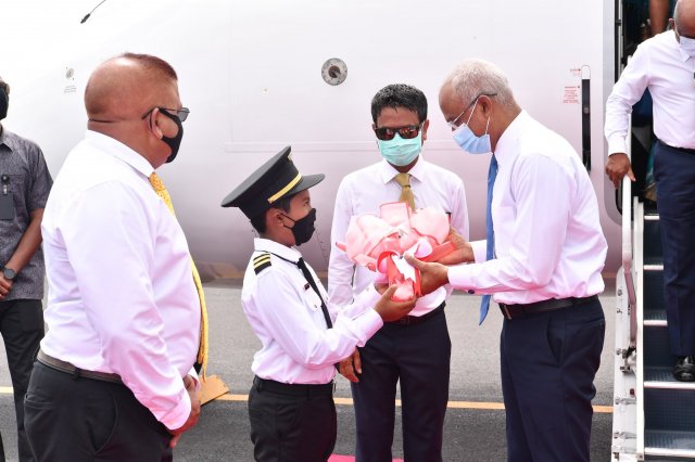 Hoarafushee Airport hulhuvaidhevvumah Raees Solih Hoarafuttah 