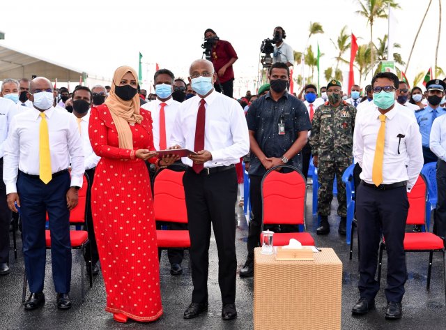 Hoarafushi airport akee Ihavandhihpolhuge tharahgee ge feshun: Raees