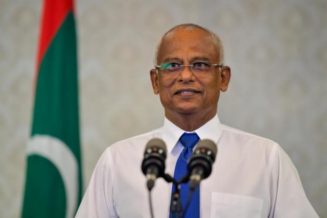Raees Solih miadhu haveeru noosverinnaa bahdhalu kuravvanee