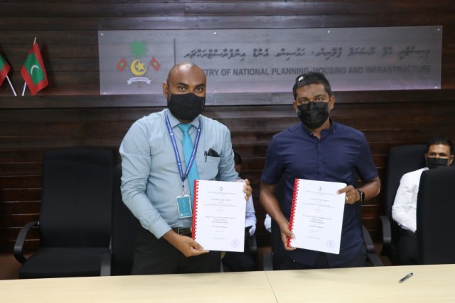 Fuvahmulaku member ge kunfunyakah bodu housing project eh