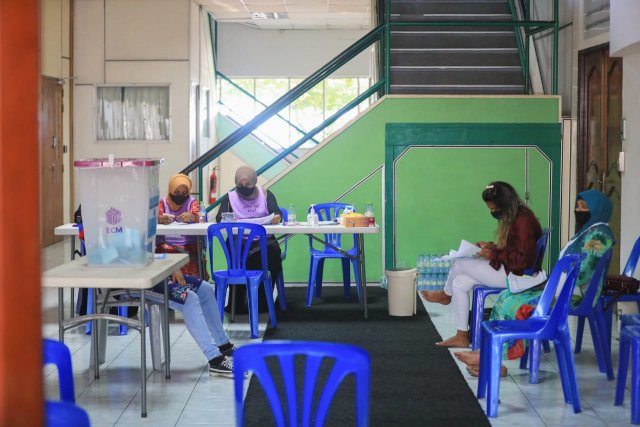Election Update: Votelan nukunna adhadhu madhu. mihaathanah vote lee lakka eh haa meehun