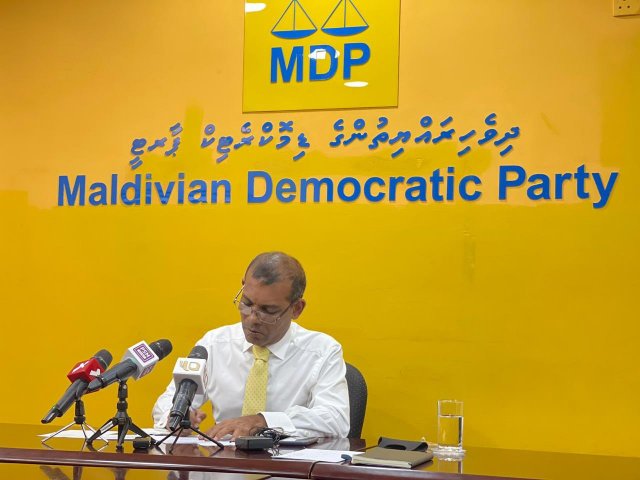 Nasheed ge rahdhu Fayyaz ah: MDP nuhingifaeh nei!