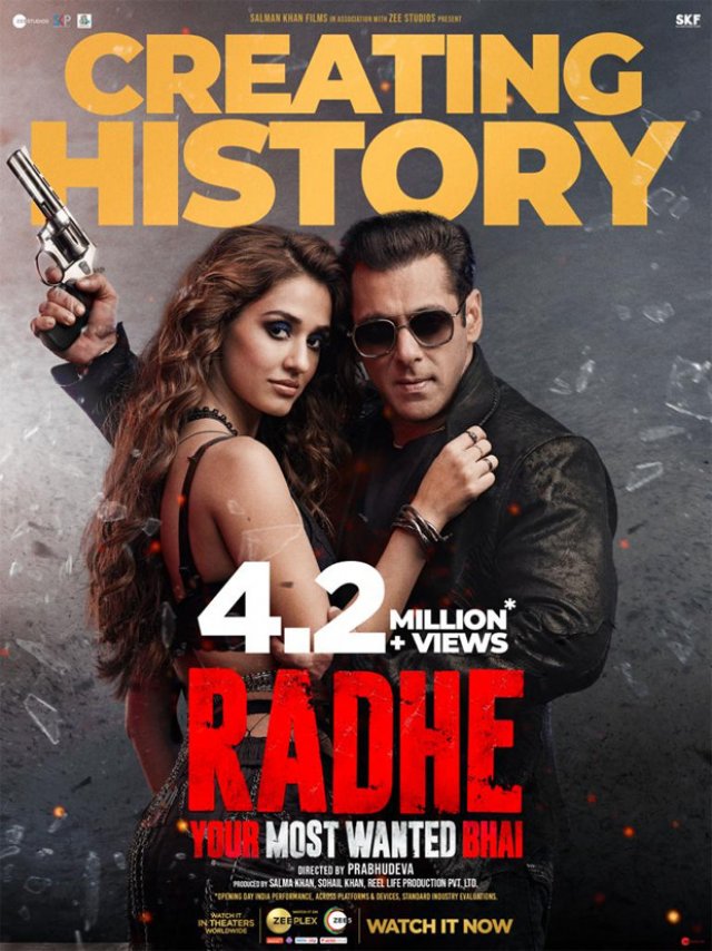 Salman ge Film "Radhe" emme gina meehun beli film vejje