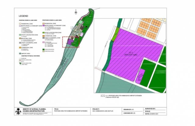 Hanimaadhoo airport mashroo ah 853,937 akafootuge bodu bimeh ithuru kuranee