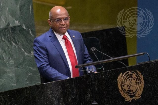 UN ge aammu majlis ge Raees kamah Shahid inthikhaabu vejje