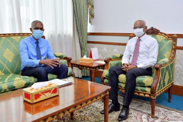 Hulhumale in dhookuraa 1,000 goathi hiley dheyn mayor Muizzu raees ah dhannavaifi