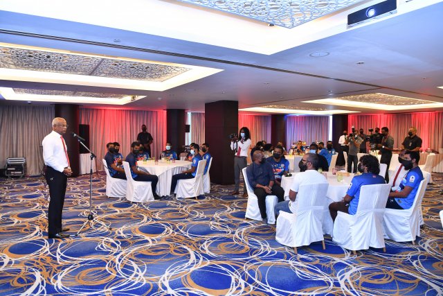 Gaumee football dhandu tharahgee kurumah plan eh eba oi: Raees Solih