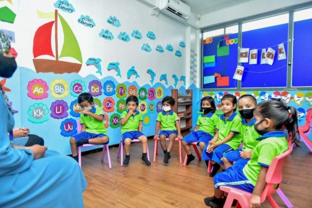 Kokkomen Pre school vegendhaanee zamaanee thauleemuge bageechaaakah: shaheem