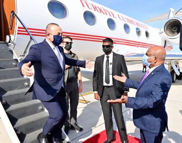 Gulhun badhahi kuran Turkey ge foreign minister raajje ah 
