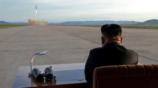 North Korea in varugadha ballistic missile eh test kohfi