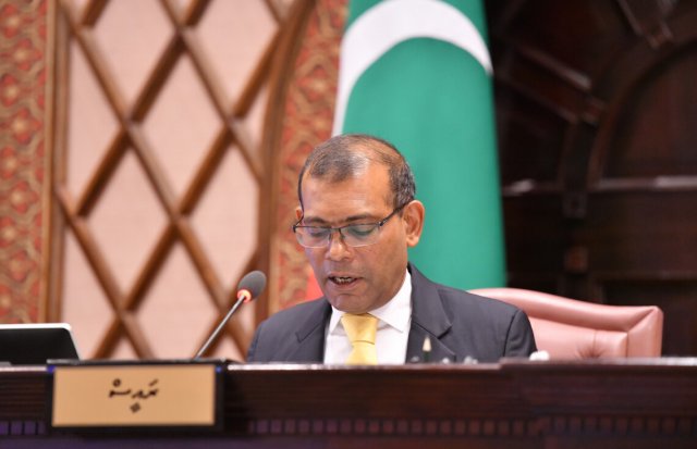Majlis ge riyaasathu balahattan Raees Nasheed uzuruveri vejje