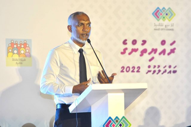 Hulhumale gai gina housing mashroou  feshy Raees Yameen ge verikamugai: Muizzu