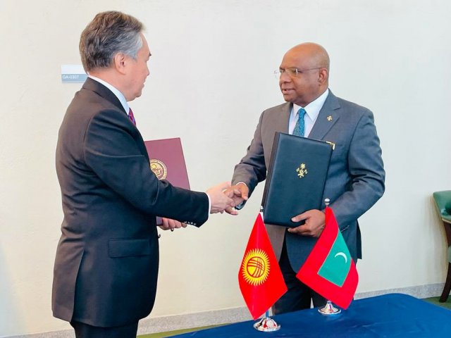 Kyrgyzstan ah ves visa nulai Dhivehin nah dheveyne