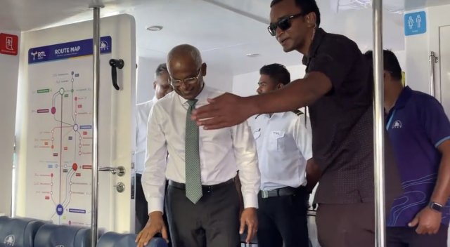 Raees Solih Dhihdhooah vadaigathee RTL Ferry gai