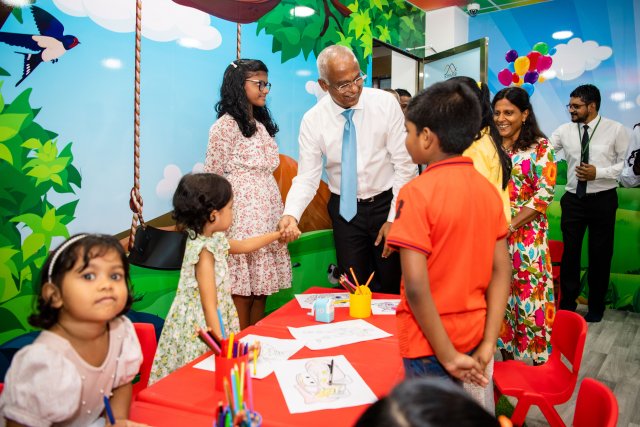 Steclo ge Child Care Center ah Raees ziyaaraiy kuravvaifi