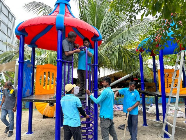 Male' ge maizaanthakaai park thah maraamaathu kurumuge masakkaiy fashaifi