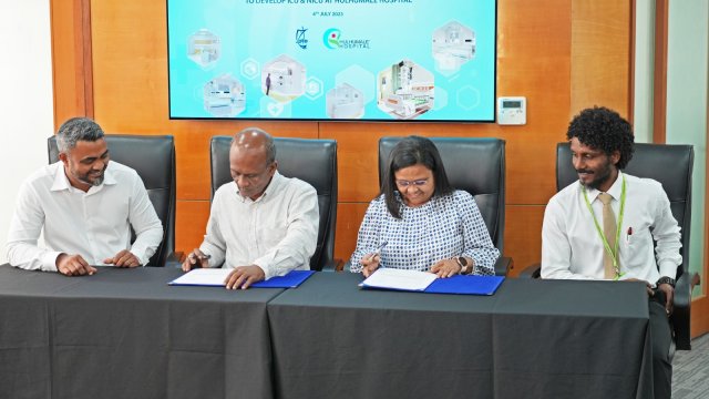 Hulhumale hospital gai ICU aai NICU hadhan STO ah