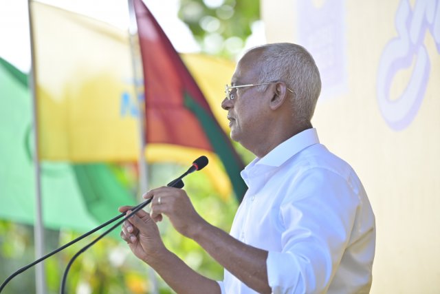 Tharaggeege mashroouthah nimumun bodu thiladhunmahchah bodu badhaleh annaane: Raees Solih