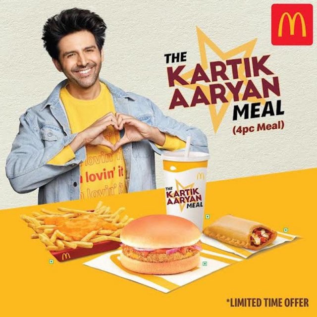 India McDonald ge menu ah Kartik ge name