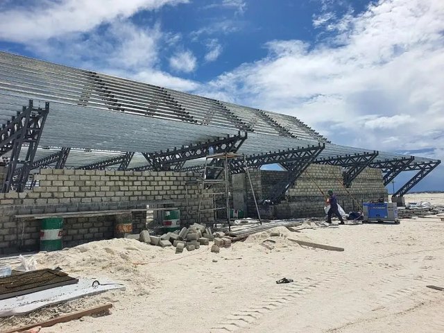 Magoodhoo Airport hadhan gendhiya saamaanu Nilandhoo airport hadhan gendhanee