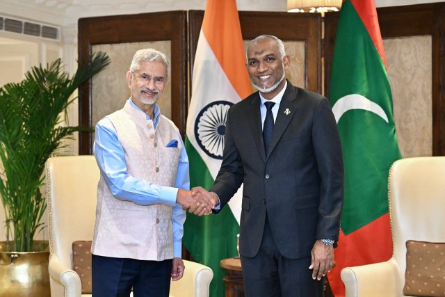 Raees muizzu aa eku varah ragalhu mashvaraa thakeh kurevunu: jaishankar