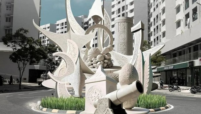 Hulhumale ge monument thah design kuree AI ge ehee gai kamah kuri thuhumath thah balanee