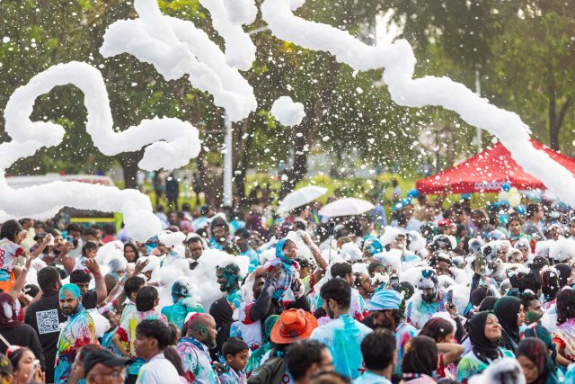 6,500 ah vure gina baiverinnaa eku Ooredoo fun run ninmaalaifi