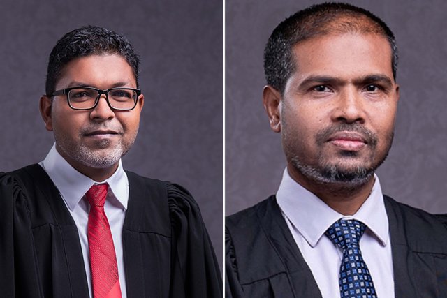 Supreme court ah Hameed aai Saleem ayyan kuran lafaa dheyn faas koffi