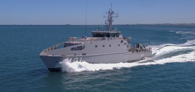 Australia in raajje ah Guardia-Class Petrol Boat eh hadhiyaa kuranee