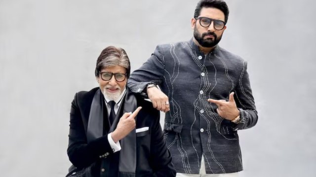 Amitabh ge huhtumeh nei thaureef, dharifulhu Abhishek ah!