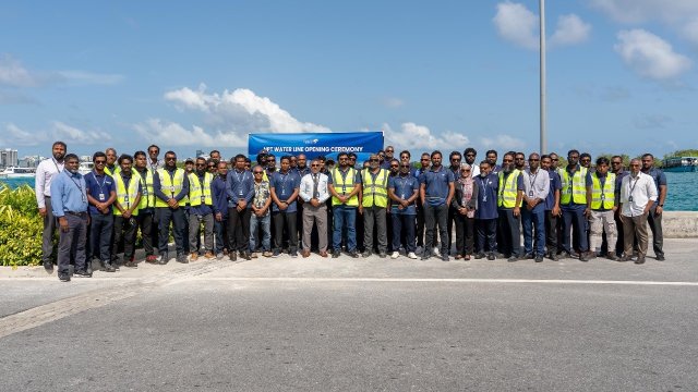 VIA ge aa terminal ah fen foarukohdhey pipeline system rasmee koh hulhuvaifi