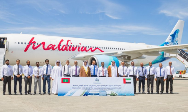 Maafaru airport ge mashooru nimma, rasmee koh wide-body mathindha boat ge dhathurutha fashaifi